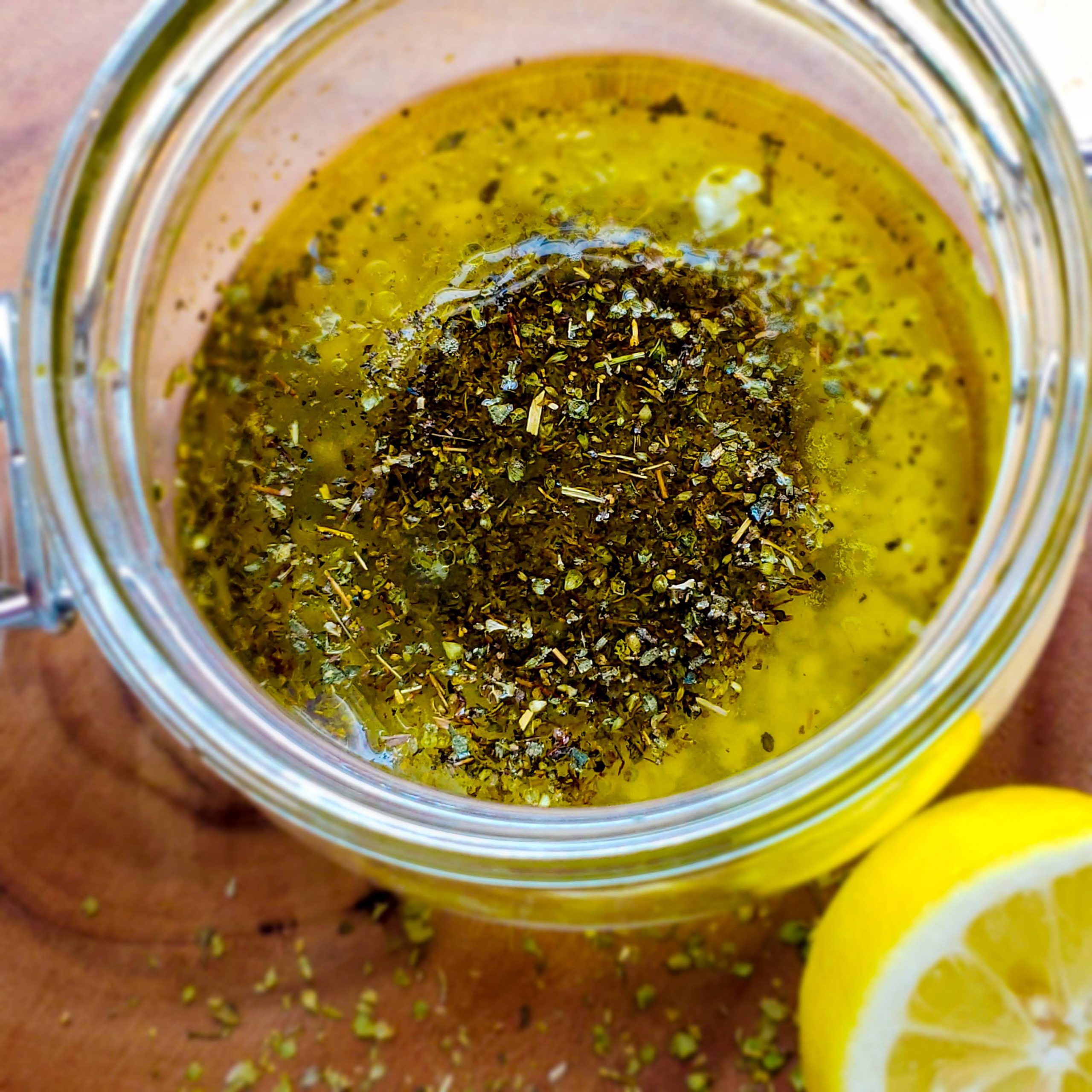 Garlic Oregano Vinaigrette Food Art Home